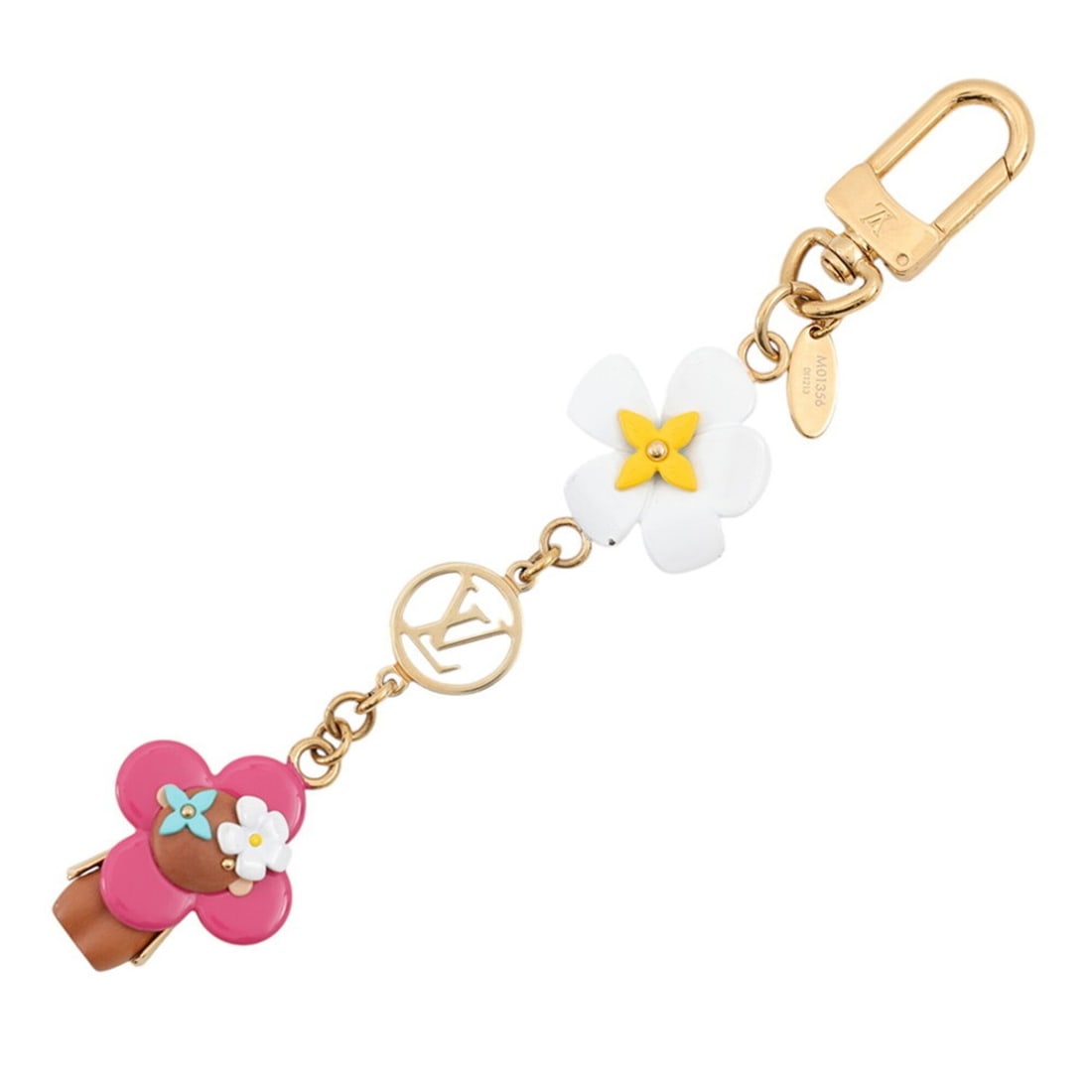 Louis Vuitton Keychain Accessory Bag Charm - Vivienne Hawaii Chain M01356 LOUIS VUITTON Monogram: --- Catalog ---Category: SizeCharm Size: 11cm x 2.5cm / 4.33'' x 0.98''Category: DesignType: KeyringColor: Multi-colorGender: WomenMaterial: Metal, WoodCategory: GeneralLine: MonogramBrand: Louis Vuit