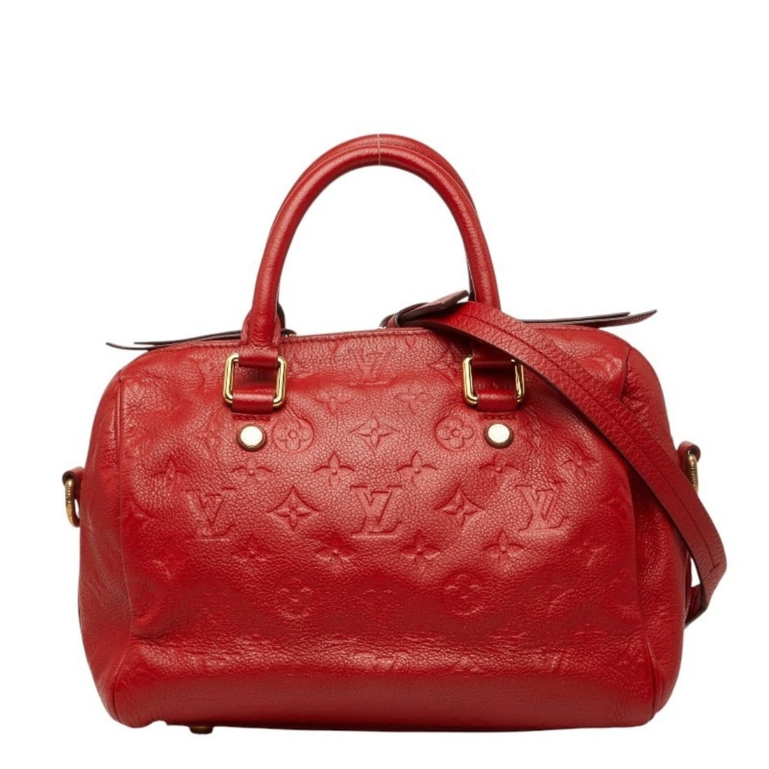 Louis Vuitton Monogram Empreinte Speedy Bandoulière 25 Handbag Shoulder Bag 2WAY M40758 Red Leather: --- Catalog ---Category: SizeSize (HxWxD): 20cm x 25.5cm x 14cm / 7.87'' x 10.03'' x 5.51''Category: DesignType: Handbag, Shoulder bagColor: Red colorGender: WomenMaterial: Leather Category: GeneralMP