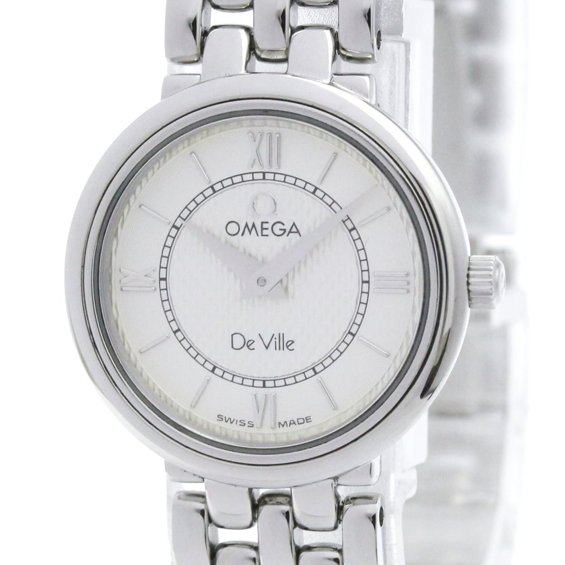 OMEGA De Ville Stainless Steel Quartz Ladies Watch 7574.31 Polished