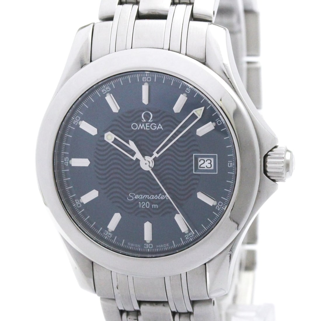 OMEGA Seamaster 120M Steel Quartz Mens Watch 2511.81 Polished: --- Catalog ---Category: SizeCase Diameter: 36mm / 1.42''Category: DesignType: WristwatchStyle: SportGender: MenColor (Dial): BlueMaterial (Band): Stainless steelMaterial (Case): Stainless steelCatego