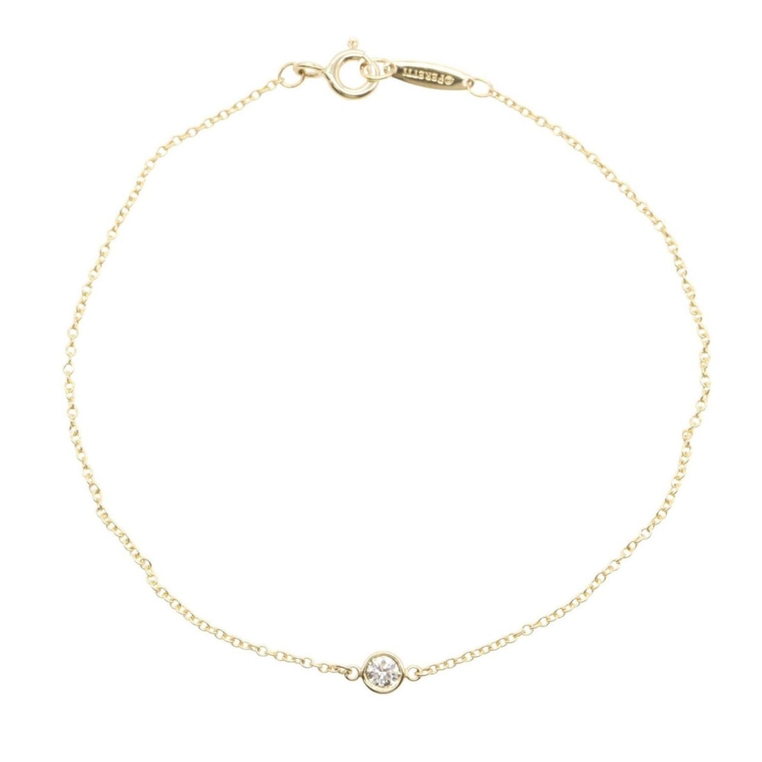 Tiffany & Co. By the Yard Bracelet, 18K (Yellow Gold), Diamond, Women's, Gold Tone, Clear 60082565: --- Catalog ---Category: SizeLength: 18cm / 7.08''Category: DesignType: Charm braceletColor: Clear, GoldGender: WomenMaterial: Yellow gold (18K)Category: GeneralMPN: 60082565Brand: Tiffany--- Item Lis