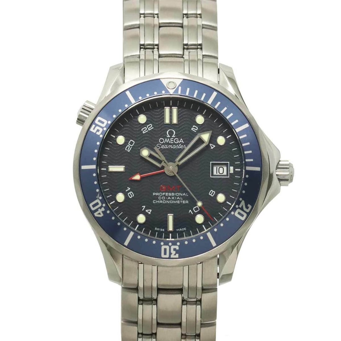 Omega Seamaster Professional 300 GMT 2535 80 Men's Watch, Date, Navy, Automatic Movement: --- Catalog ---Category: SizeWrist Size: 17.5cm / 6.88''Case Diameter: 41mm / 1.61''Category: DesignType: WristwatchGender: MenColor (Dial): NavyMaterial (Band): Stainless steelMaterial (Case): Stainl