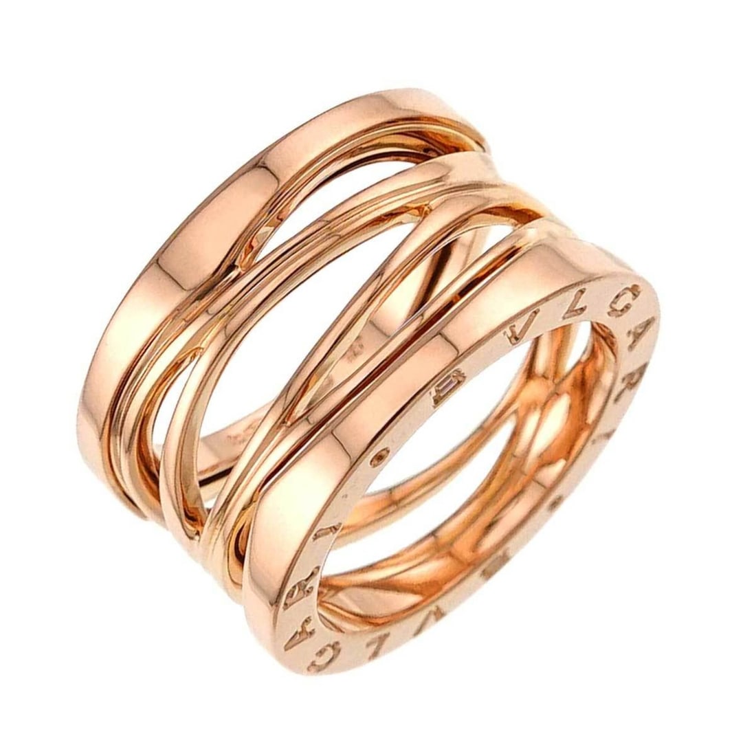 Bulgari BVLGARI B-ZERO1 Legend #52 Ring 18K PG Pink Gold 750: --- Catalog ---Category: SizeUS Size: 6.5Brand Size: 52Category: DesignType: Band ringGender: WomenMaterial: Pink gold (18K)Category: GeneralBrand: Bvlgari--- Item List ---Section: ConditionRanking: R
