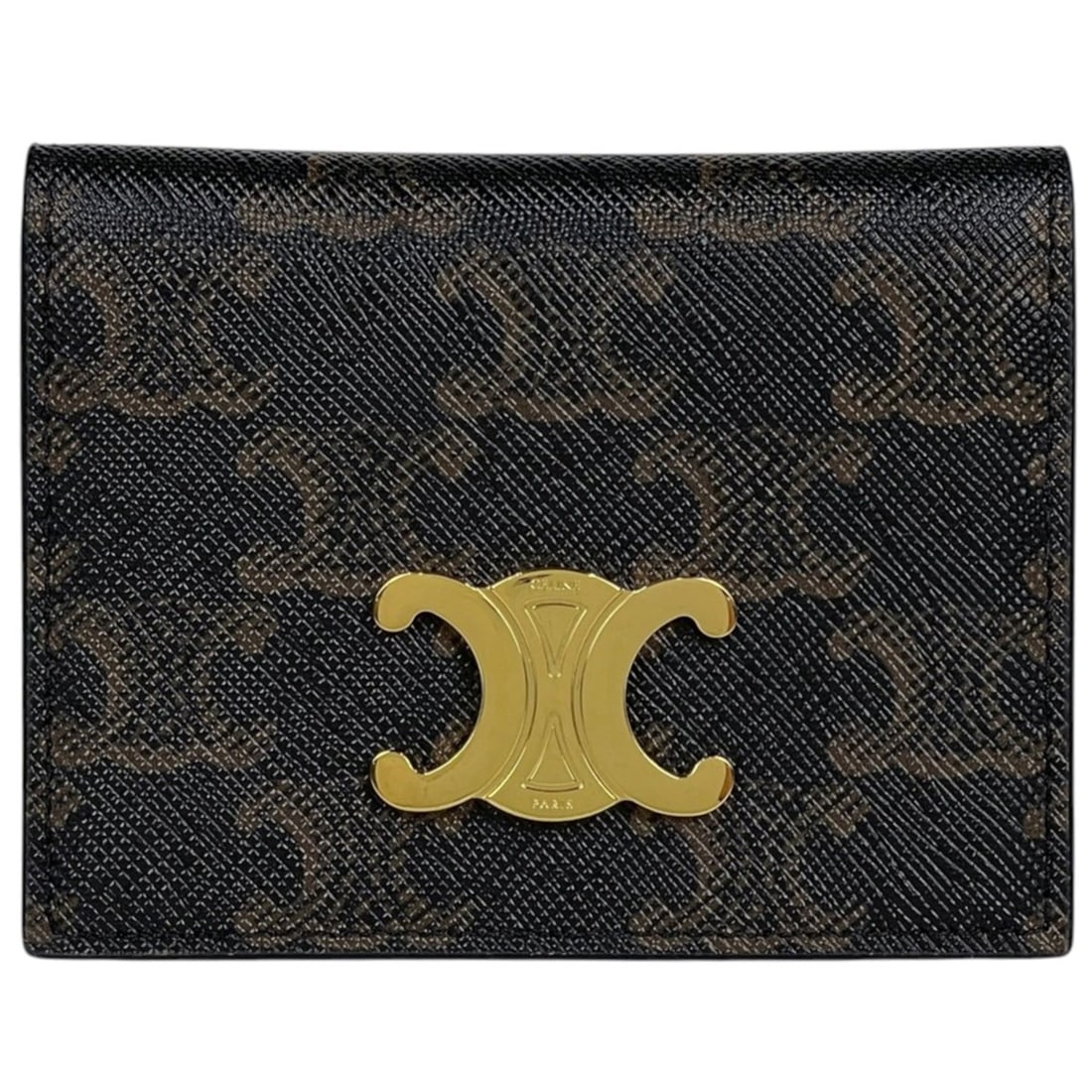 Celine CELINE Business Card Holder/Card Case Triomphe Bi-fold Coated Canvas Brown Women's: --- Catalog ---Category: DesignType: Card caseColor: BrownGender: WomenMaterial: Coated canvas Category: GeneralBrand: CelineCategory: Physical PropertiesSize (HxWxD): 7.5cm x 10cm x 1.5cm / 2.95'' x 