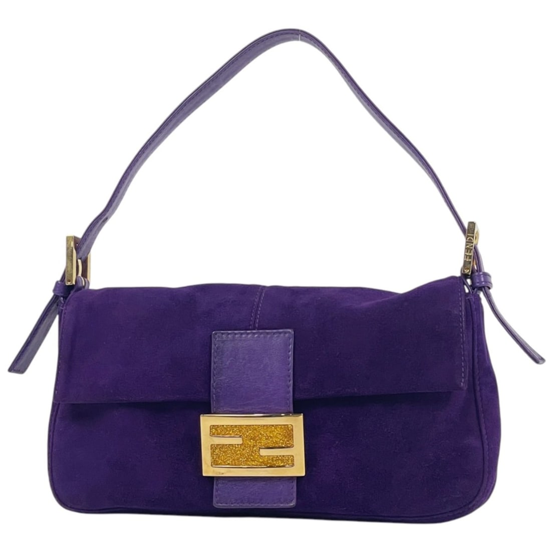 Fendi FENDI Shoulder Bag Zucca Logo Mamma Baguette Suede Purple 26424 Women's: --- Catalog ---Category: SizeSize (HxWxD): 14cm x 26cm x 4cm / 5.51'' x 10.23'' x 1.57''Category: DesignType: Shoulder bagColor: PurpleGender: WomenMaterial: Suede , Leather Category: GeneralBrand: Fe