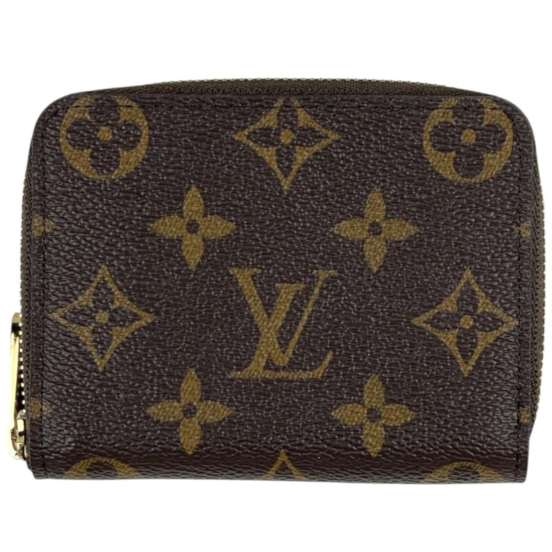 Louis Vuitton Zippy Coin Purse Wallet/Coin Case Monogram Brown M60067 Women's