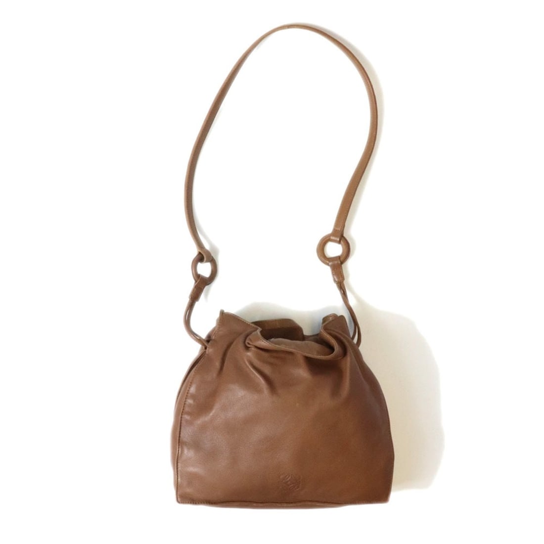 LOEWE Flamenco Shoulder Bag, Nappa Leather, Brown, Women's