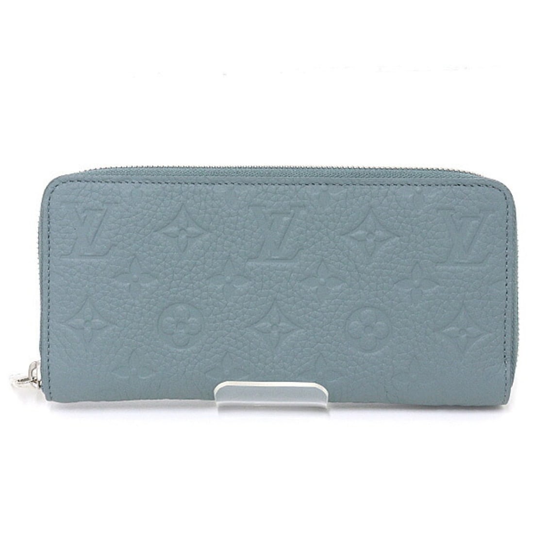 Louis Vuitton Zippy Wallet Horizontal Misty Lake Monogram Taurillon Leather M14142 Long Wallet,
