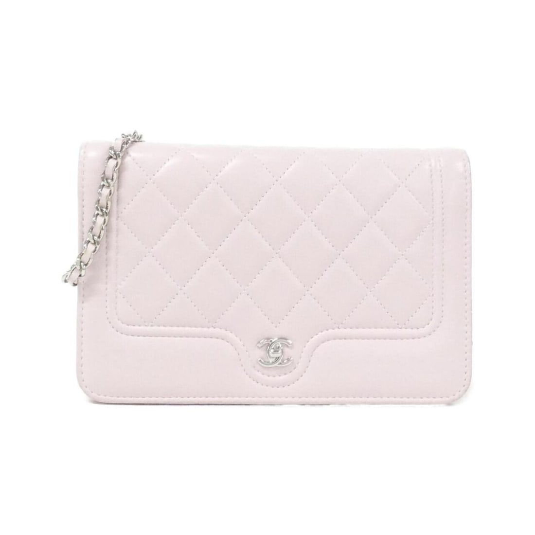 Chanel 84236 Chain Wallet: --- Catalog ---Category: SizeSize (HxWxD): 12cm x 19cm x 4cm / 4.72'' x 7.48'' x 1.57''Category: DesignType: Chain/Shoulder walletColor: PinkGender: WomenMaterial: Leather Leather/Fur Type: LambskinCa