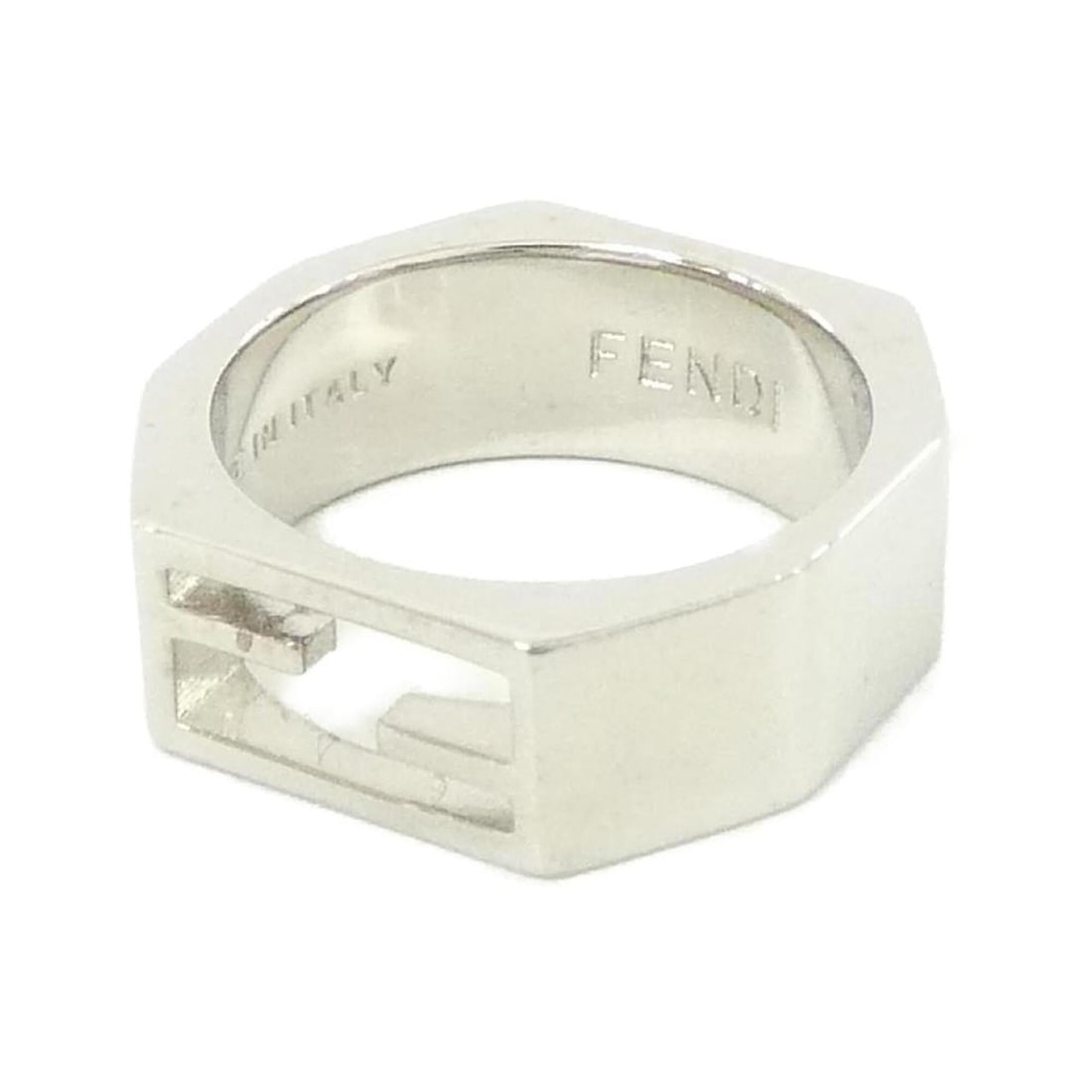 Fendi 7AJ895 B08 Ring: --- Catalog ---Category: SizeJP Size: 17US Size: 8.5Category: DesignType: Band ringColor: SilverGender: MenCategory: GeneralMPN: 7AJ895 B08Brand: Fendi--- Item List ---Section: ConditionRanking: Rank 