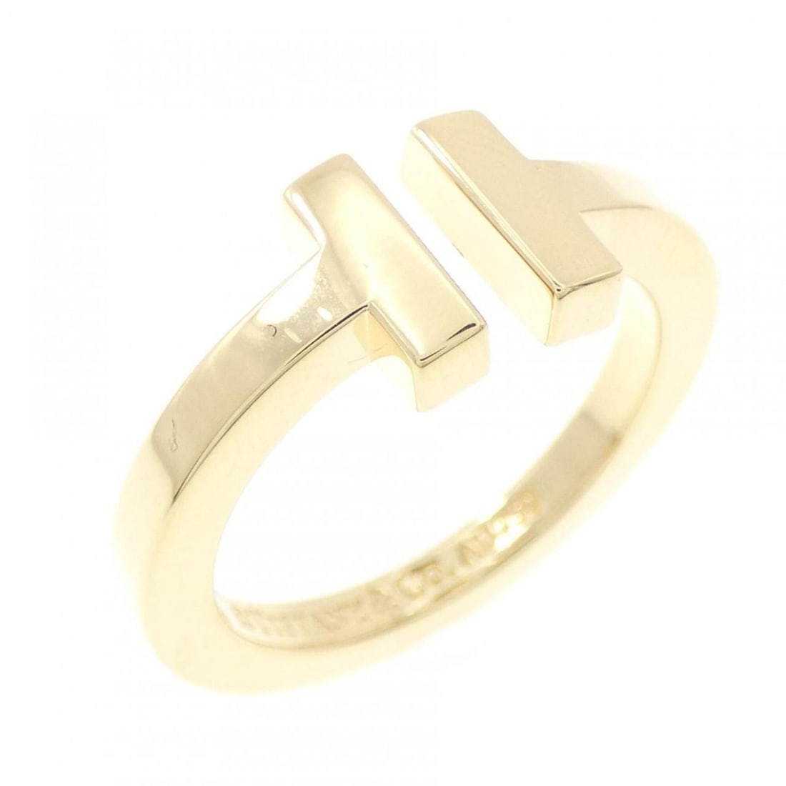 Tiffany T Square Ring: --- Catalog ---Category: SizeJP Size: 12.5US Size: 6.5Category: DesignType: Band ringGender: WomenMaterial: Yellow gold (18K)Category: GeneralBrand: Tiffany--- Item List ---Section: ConditionRanking: