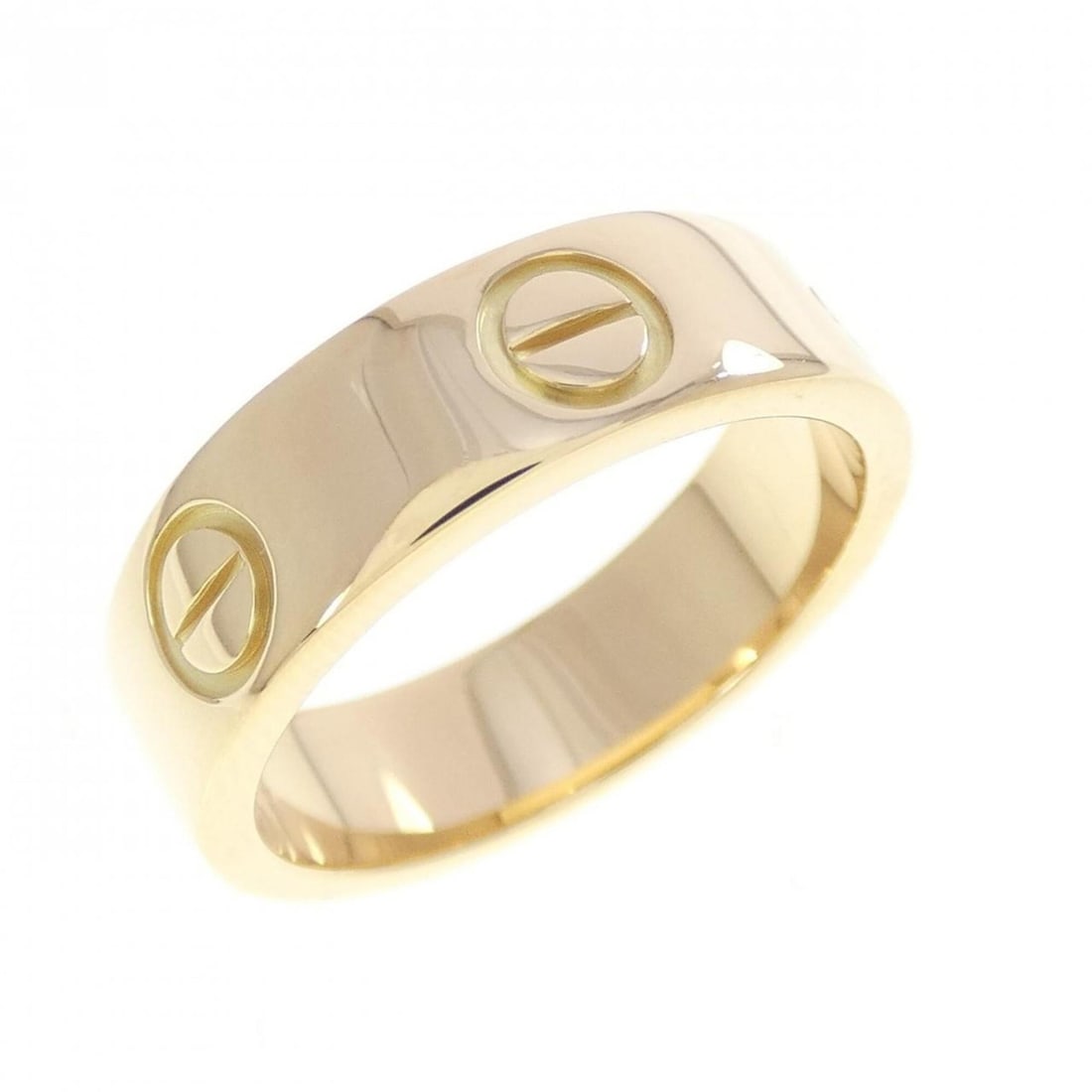 Cartier Love Ring: --- Catalog ---Category: SizeUS Size: 6.5Brand Size: 53Category: DesignType: Band ringGender: WomenMaterial: Yellow gold (18K)Category: GeneralMPN: B4084600Brand: Cartier--- Item List ---Section:
