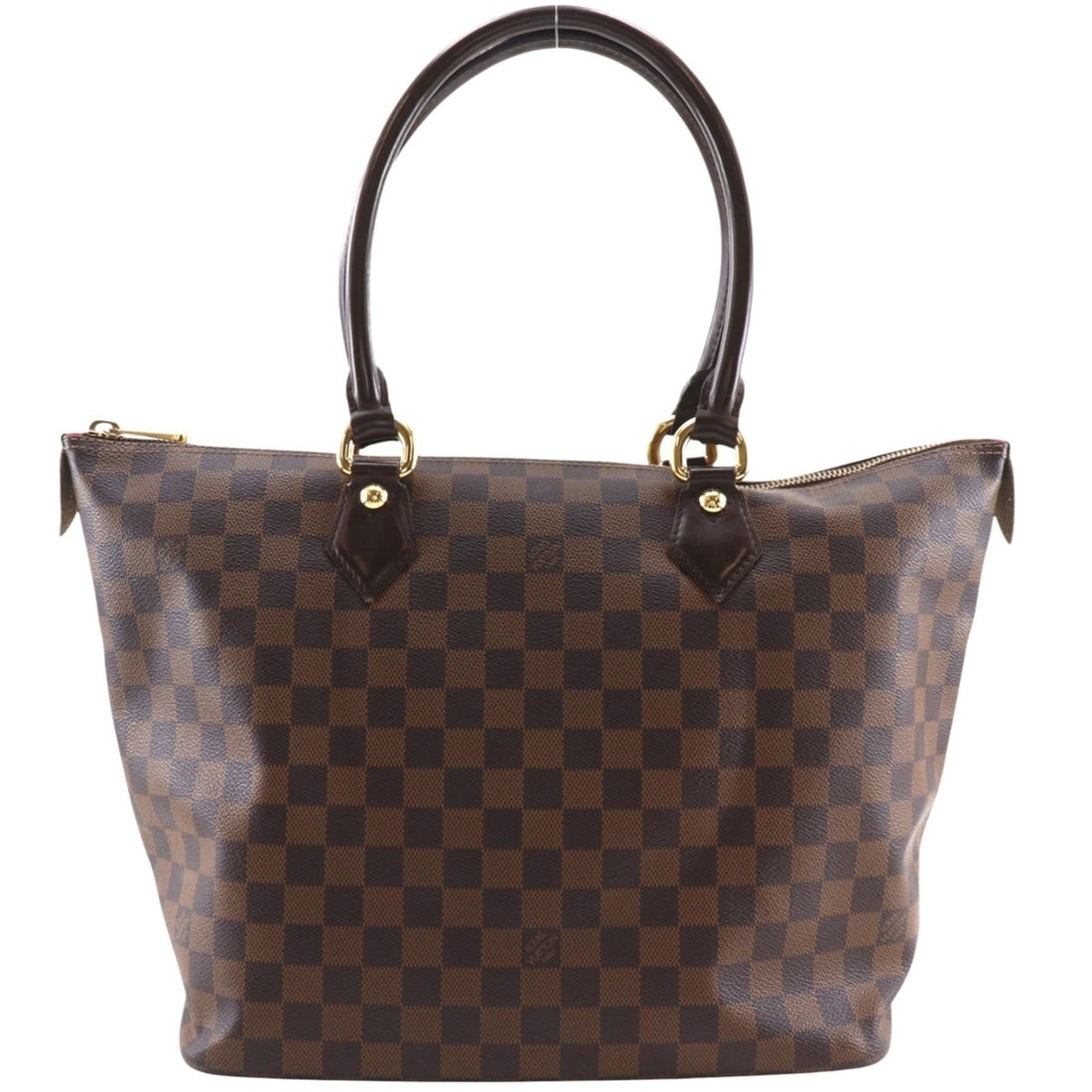 Louis Vuitton Saleya MM Tote Bag N51182 Damier Canvas 2008 FL4018 SaleyaMM Women's: --- Catalog ---Category: SizeSize (HxWxD): 28cm x 31cm x 18cm / 11.02'' x 12.2'' x 7.08''Category: DesignType: Tote bagColor: Black, GalleGender: WomenMaterial: Damier Canvas Category: GeneralBrand: