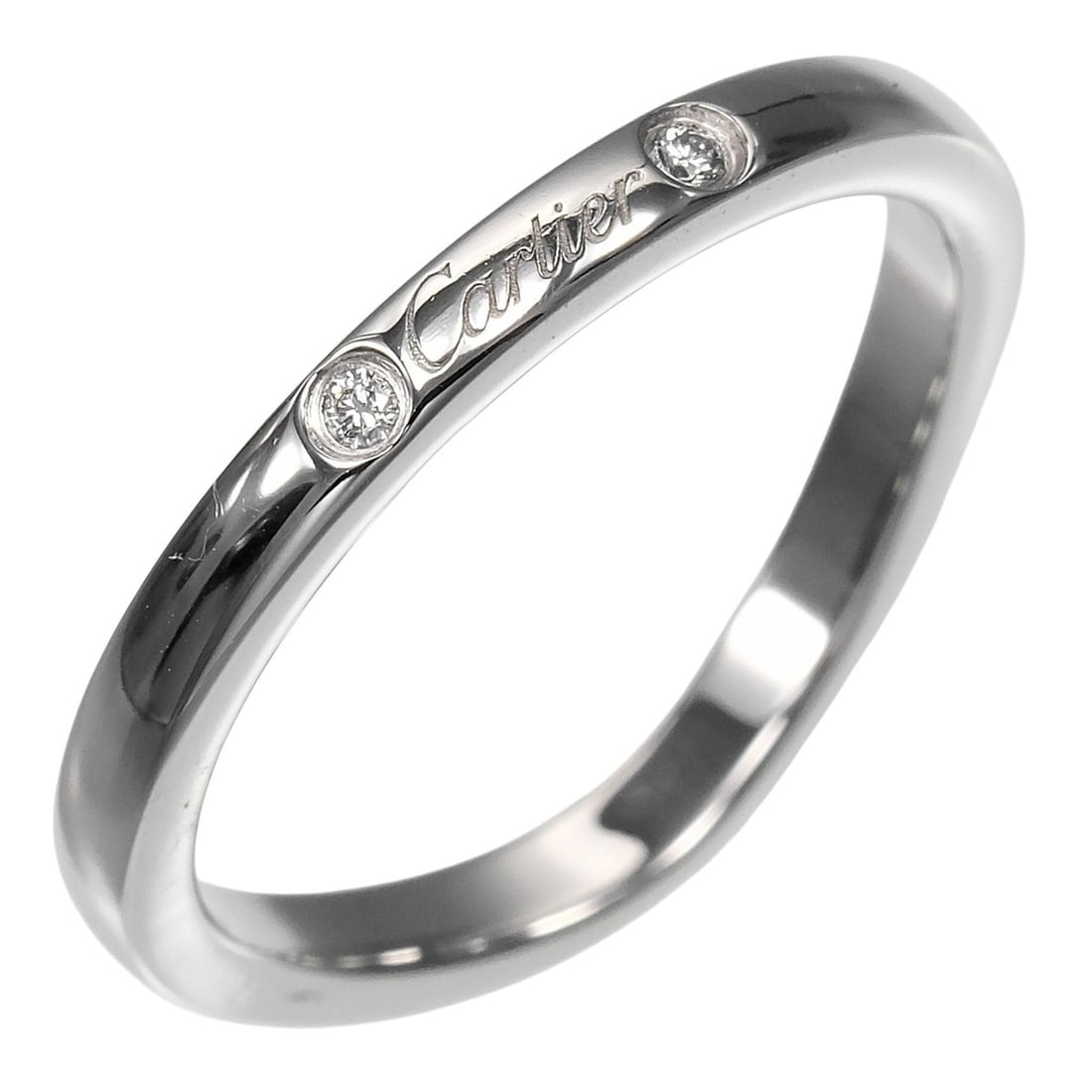 Cartier Ballerina Ring, Size 7, Platinum 950, Diamond, Approx. 3.11g