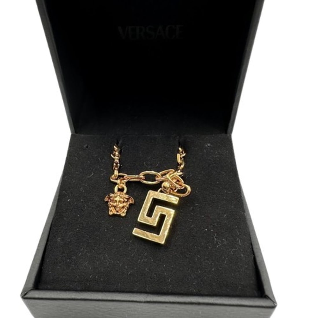 VERSACE Grega pattern necklace, gold - 8