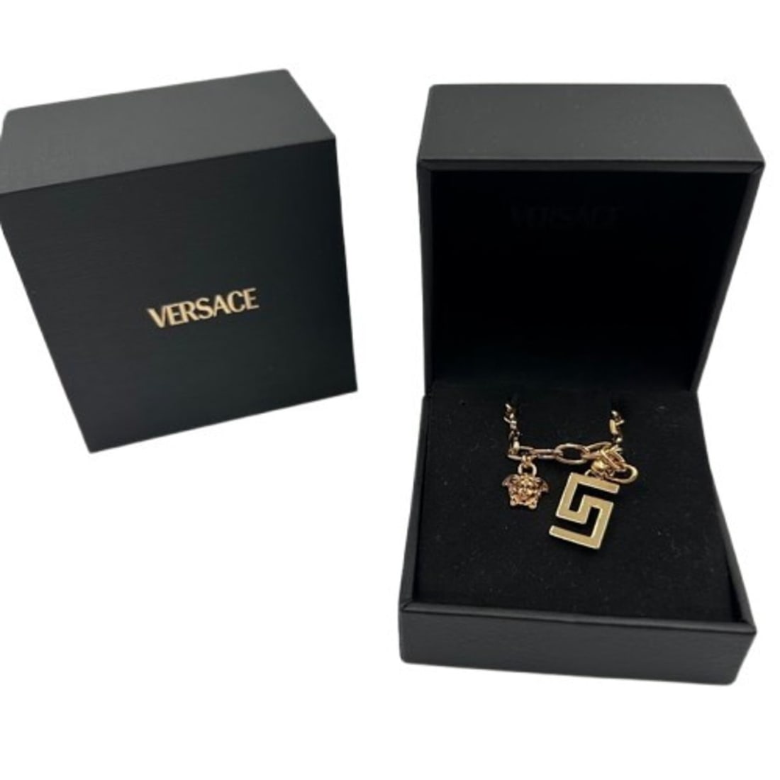 VERSACE Grega pattern necklace, gold - 9