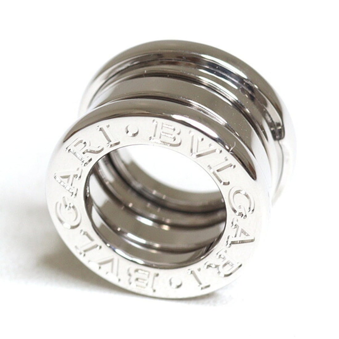 Bvlgari B.zero1 pendant top, 18K white gold, W15.0 x H9.0 D2.6mm, 750 gold polished.