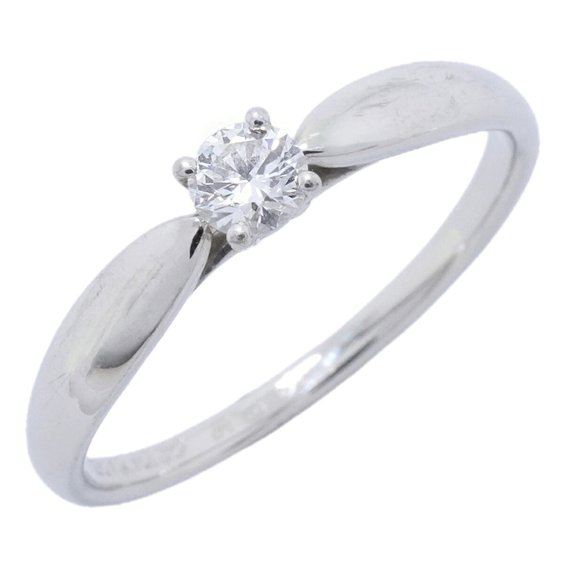 Tiffany & Co. Harmony Ring, 1PD (One Diamond), Pt950 Platinum, 0.19ct Diamond, Size 17.5 (Women's): --- Catalog ---Category: SizeJP Size: 17.5US Size: 8.5Category: DesignType: Band ringStone: DiamondGender: WomenMaterial: Platinum 950Category: GeneralBrand: Tiffany--- Item List ---Section: Condition
