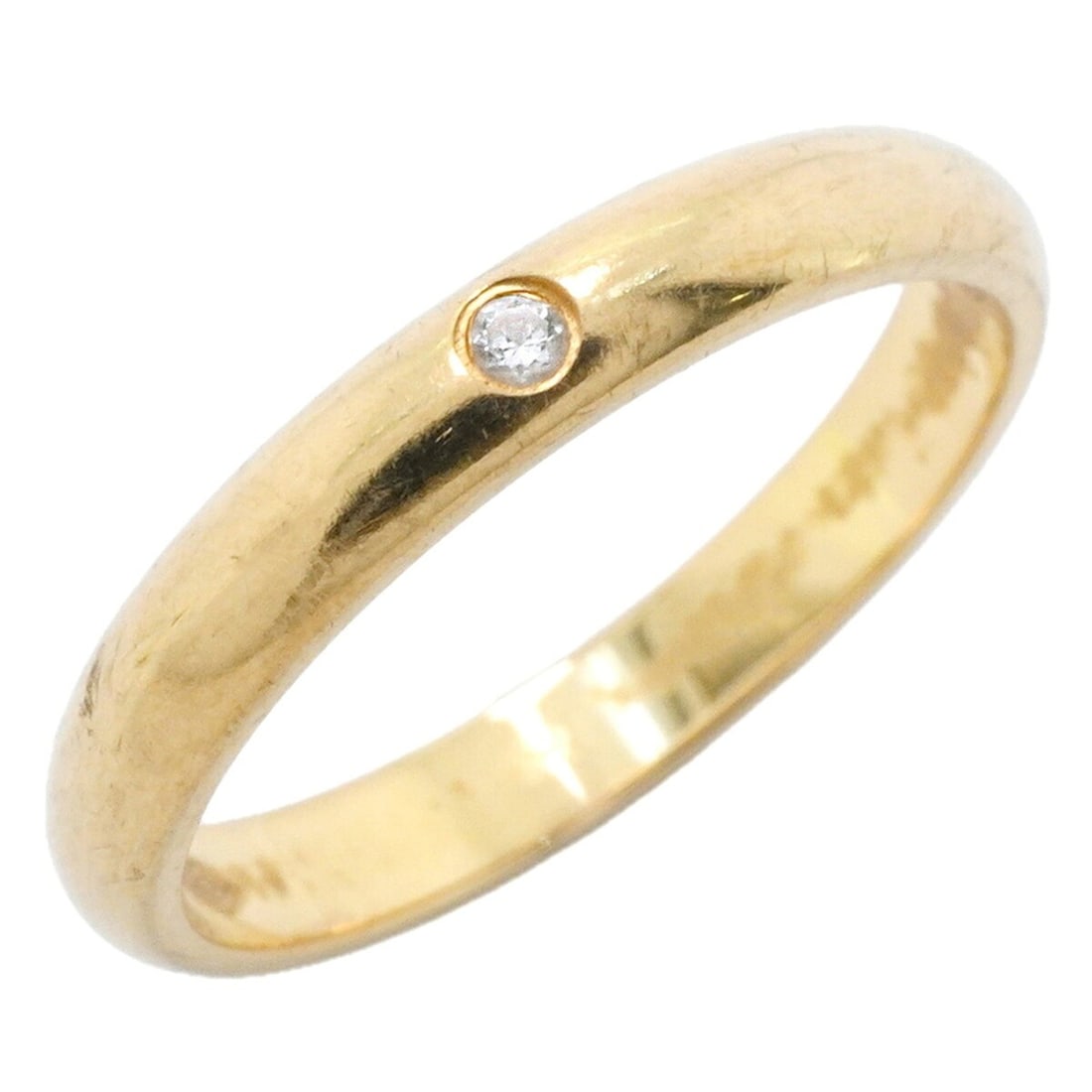Cartier Classic Ring, 1PD (18K Yellow Gold) with Diamond, Size 46, Ladies' Ring (1 of 12)