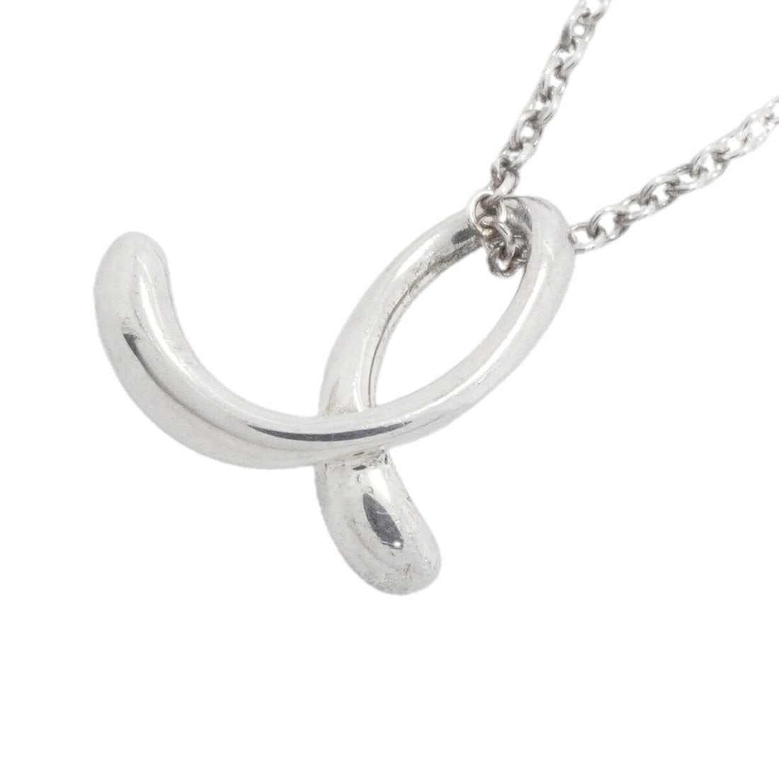 Tiffany & Co. Necklace with Initial "e" in Sterling Silver 925 - Women's