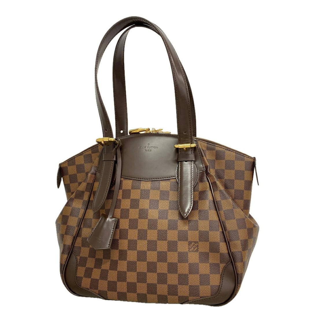 Louis Vuitton Damier Verona MM Handbag N41118 Ebene Women's: --- Catalog ---Category: SizeSize (HxWxD): 30cm x 29cm x 17cm / 11.81'' x 11.41'' x 6.69''Category: DesignType: HandbagColor: EbeneGender: WomenCategory: GeneralMPN: N41118Brand: Louis Vuitton--- Item