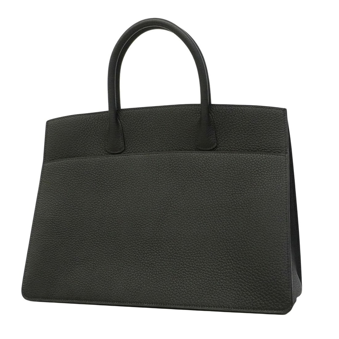 Hermes Whitebus GM Tote Bag, Togo Leather, Black, ?G Stamp, Women's
