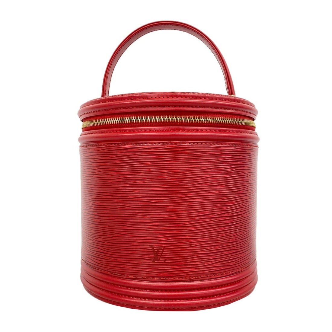 Louis Vuitton Epi Cannes Handbag/Vanity Bag M48037 Castilian Red Women's