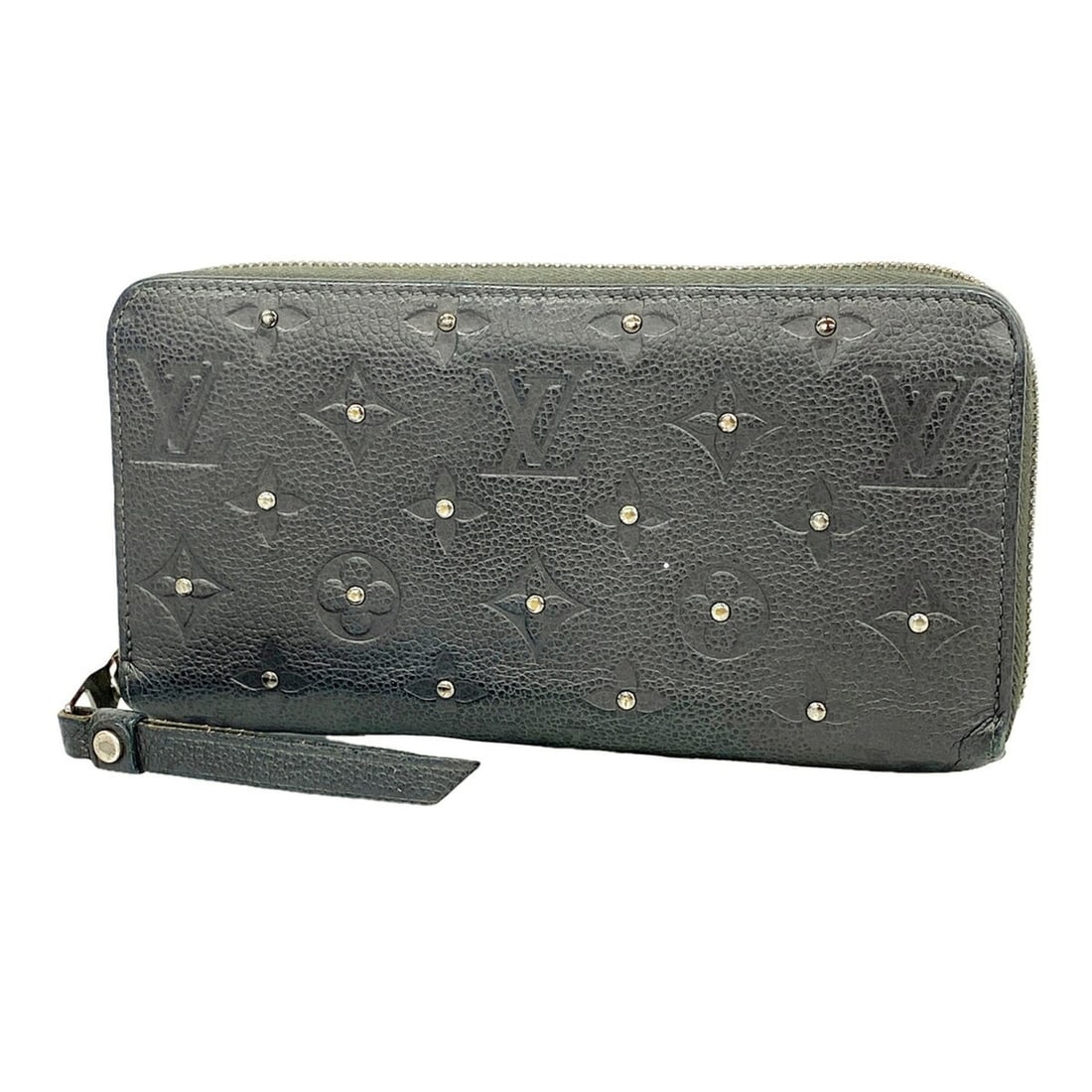 Louis Vuitton Monogram Empreinte Zippy Wallet M61442 Platine Long (Men's/Women's)
