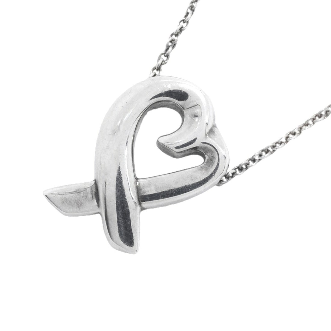 Tiffany & Co. Loving Heart Necklace, Sterling Silver 925, Women's