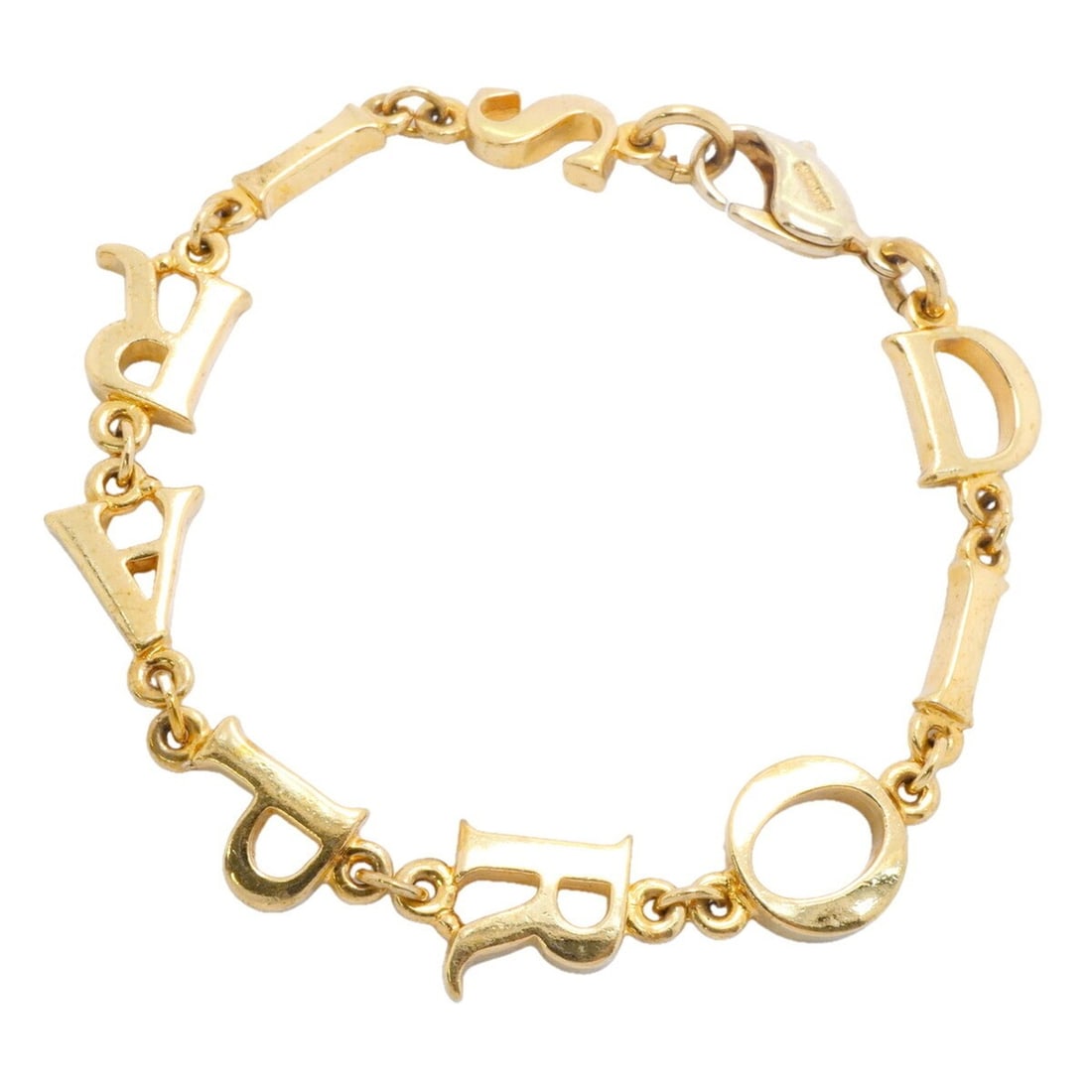 Christian Dior Bracelet, GP Plated Gold, Women's