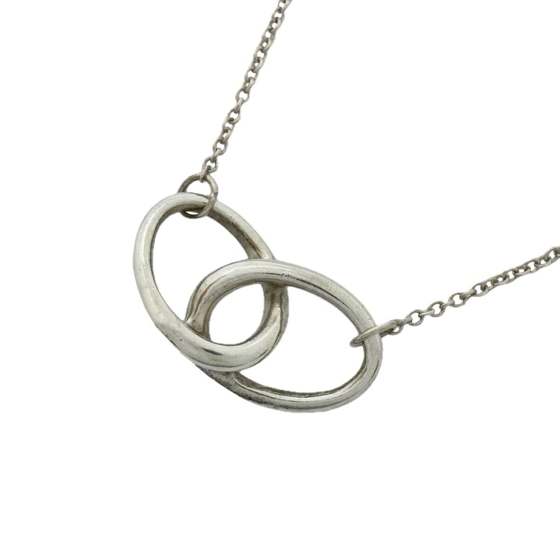 Tiffany & Co. Double Loop Necklace, Sterling Silver 925, Women's