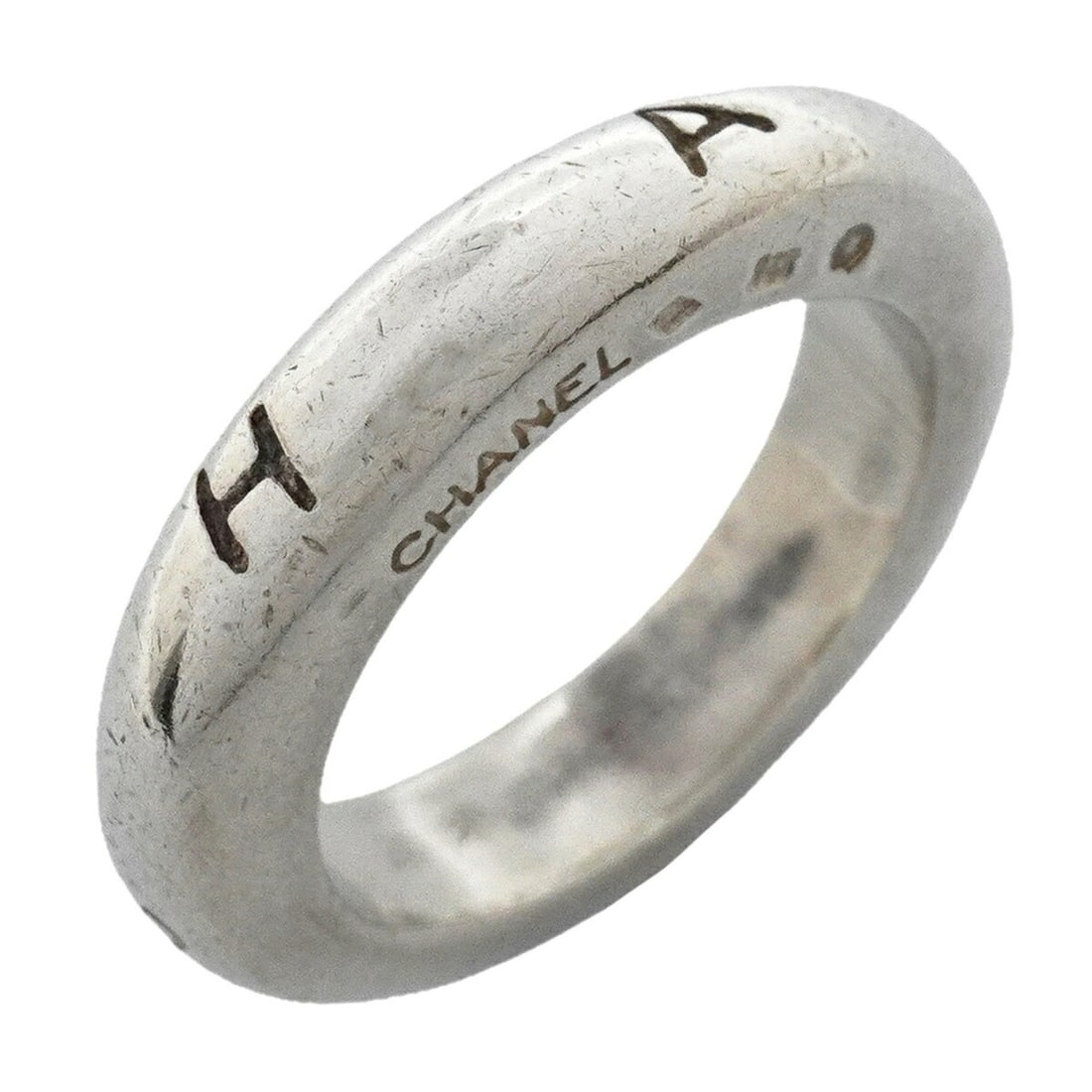 Chanel ring, sterling silver 925, size 12, women's.: --- Catalog ---Category: SizeJP Size: 12US Size: 6.5Category: DesignType: Band ringGender: WomenMaterial: Silver 925Category: GeneralBrand: Chanel--- Item List ---Section: ConditionRanking: Rank AB Us