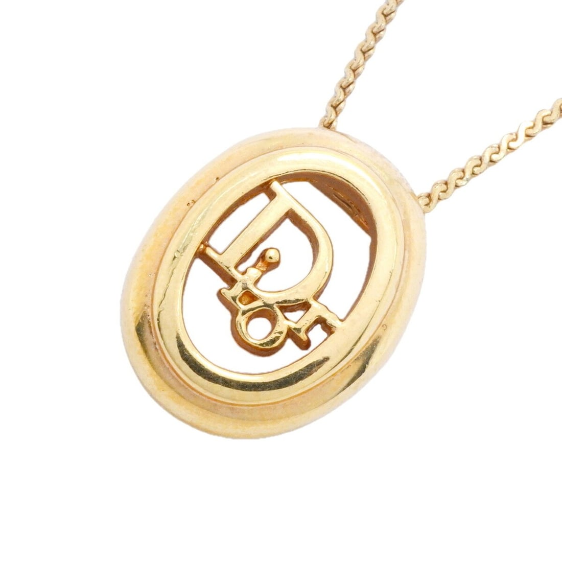 Christian Dior Necklace, GP Plated Gold, Women's