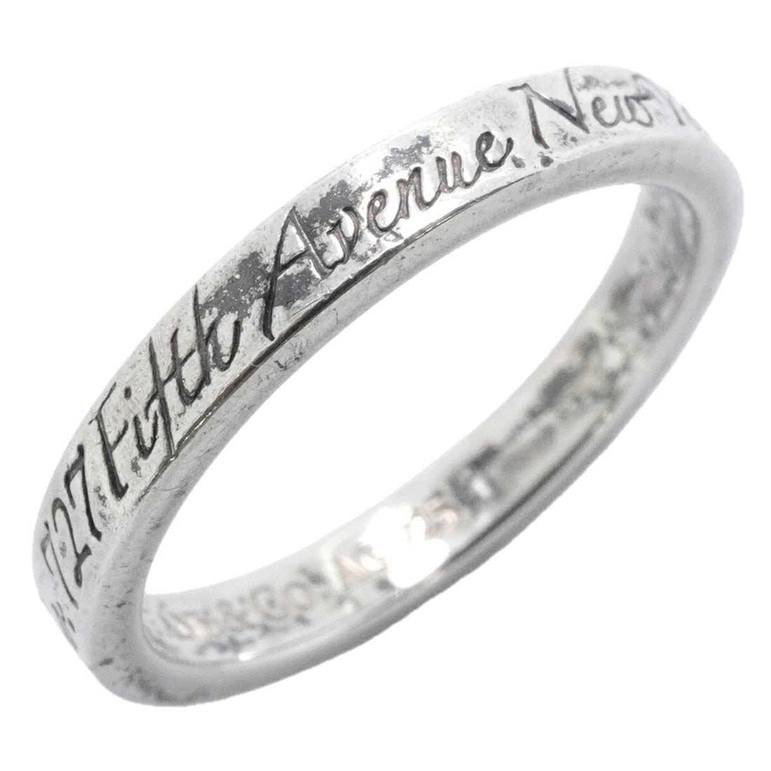 Tiffany & Co. Notes Ring, Sterling Silver 925, Size 10, Women's: --- Catalog ---Category: SizeJP Size: 10US Size: 5.5Category: DesignType: Band ringGender: WomenMaterial: Silver 925Category: GeneralBrand: Tiffany--- Item List ---Section: ConditionRanking: Rank AB U