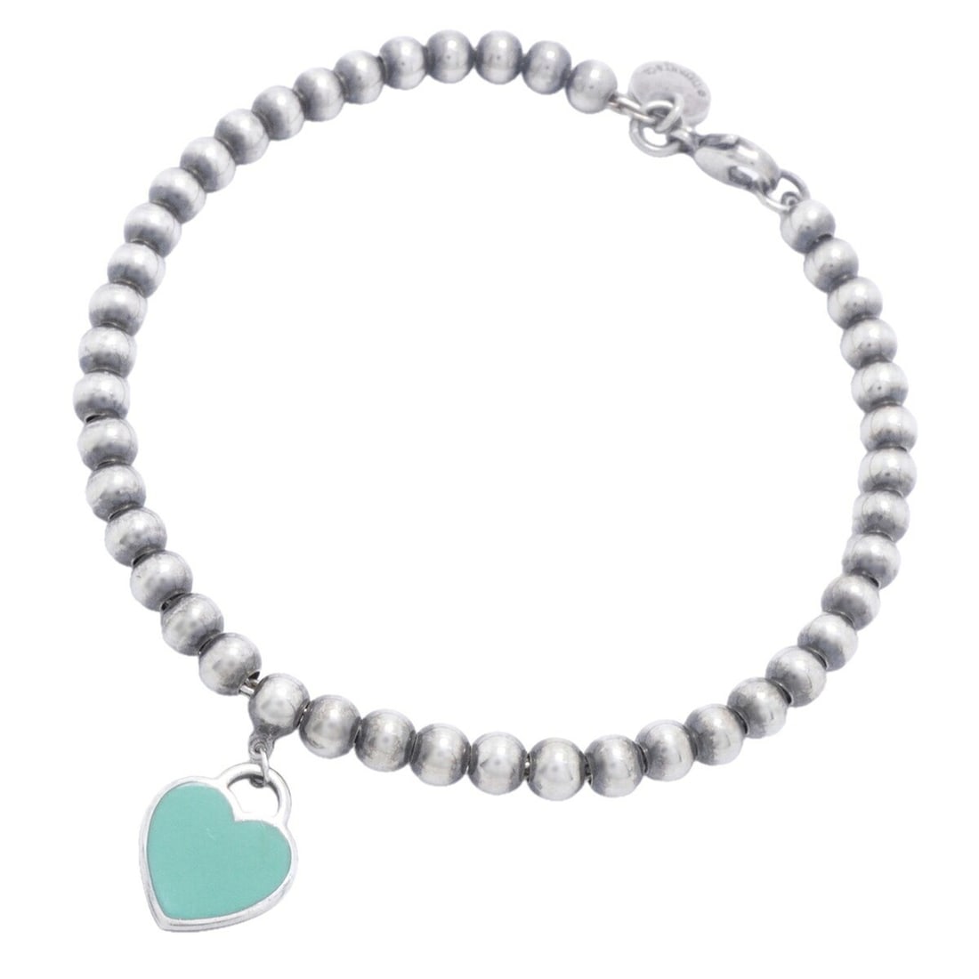 Tiffany & Co. Return to Heart Ball Chain Bracelet, Sterling Silver 925, Women's: --- Catalog ---Category: SizeLength: 16.5cm / 6.49''Category: DesignType: Charm braceletGender: WomenMaterial: Silver 925Category: GeneralBrand: Tiffany--- Item List ---Section: ConditionRanking: Rank