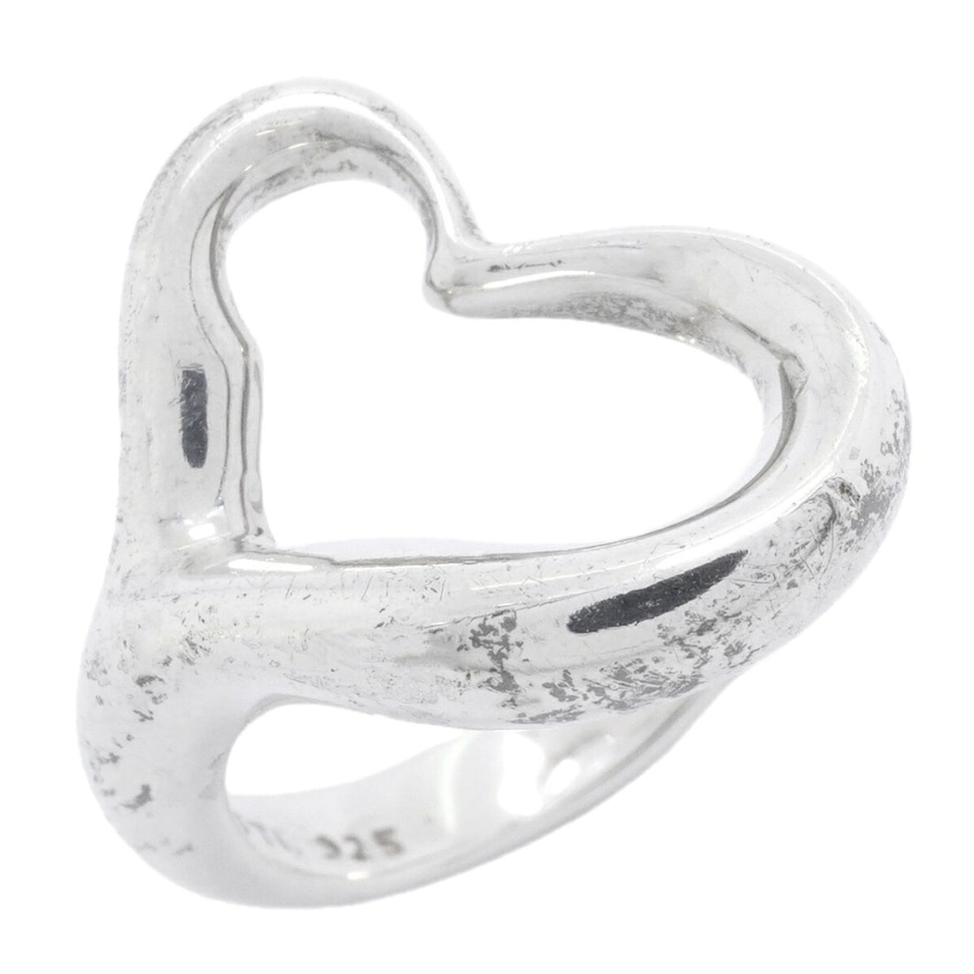 Tiffany & Co. Heart Ring, Sterling Silver 925, Size 7, Women's