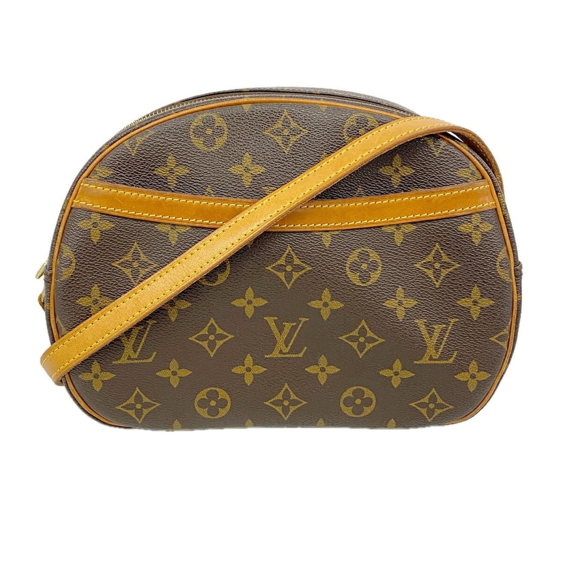 Louis Vuitton Monogram Blois Shoulder Bag M51221 Brown Women's