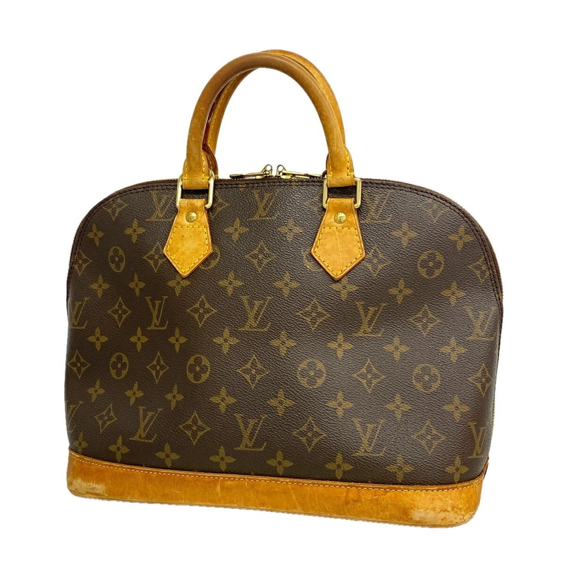Louis Vuitton Monogram Alma Handbag M51130 Brown Women's
