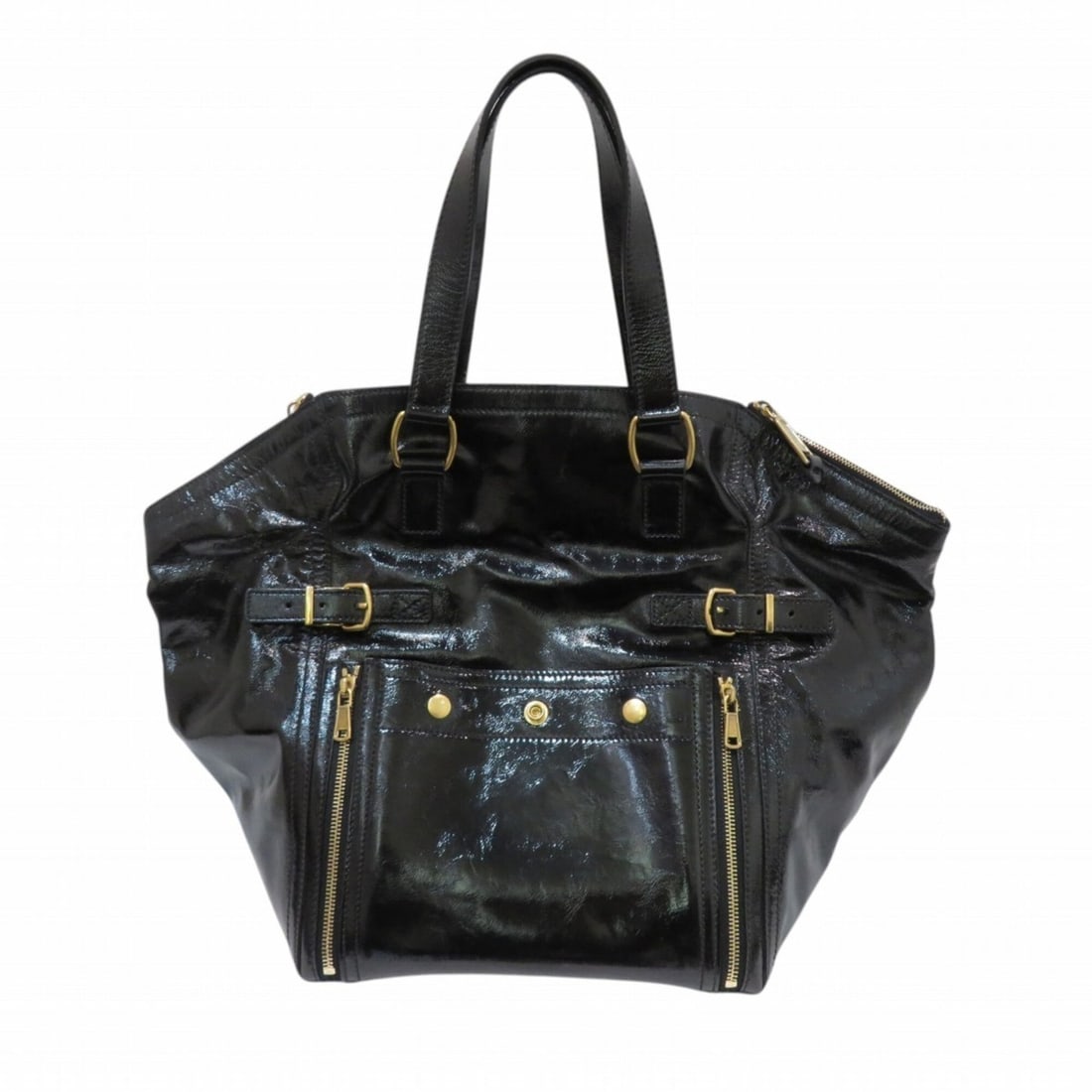 Yves Saint Laurent Downtown Tote Bag, Patent Leather, 172453
