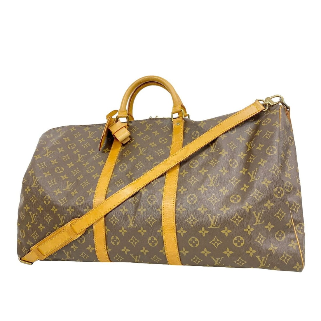 Louis Vuitton Bags - Boston Monogram Keepall Bandoulière 60 M41412 Brown Men's & Women's: --- Catalog ---Category: SizeSize (HxWxD): 34cm x 61cm x 27cm / 13.38'' x 24.01'' x 10.62''Category: DesignType: Boston bagColor: BrownGender: Men,WomenCategory: GeneralMPN: M41412Brand: Louis Vuitton