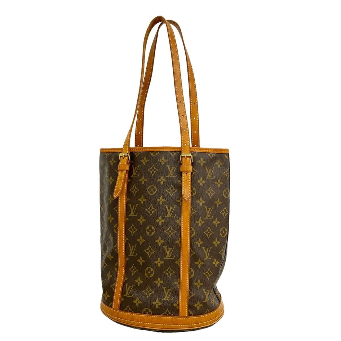 Louis Vuitton Monogram Bucket GM Tote Bag M42236 Brown (Women's): --- Catalog ---Category: SizeSize (HxWxD): 36cm x 27cm x 20cm / 14.17'' x 10.62'' x 7.87''Category: DesignType: Tote bagColor: BrownGender: WomenCategory: GeneralMPN: M42236Brand: Louis Vuitton--- Ite