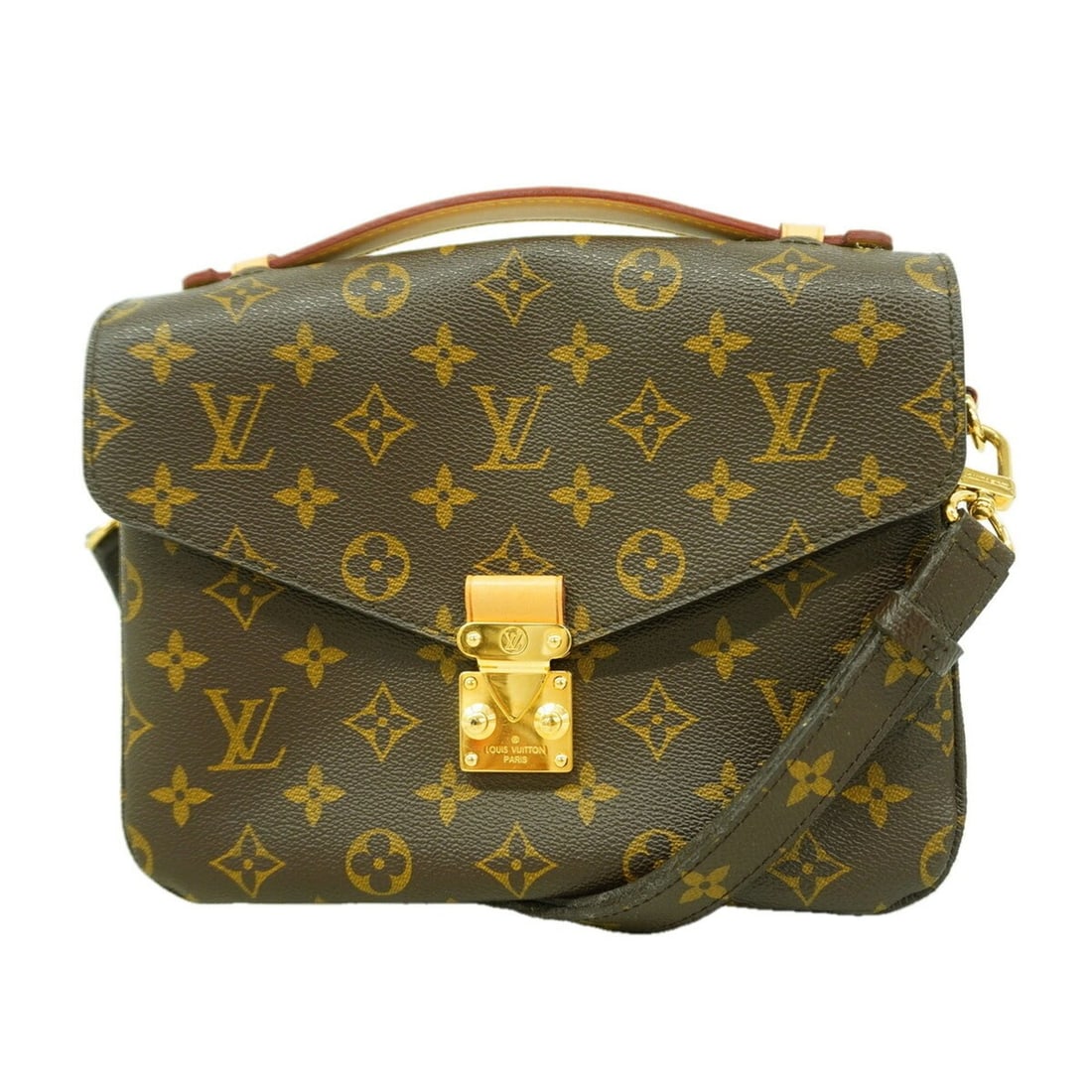 Louis Vuitton Monogram Pochette Metis MM Handbag M44875 Brown 2-way bag for women