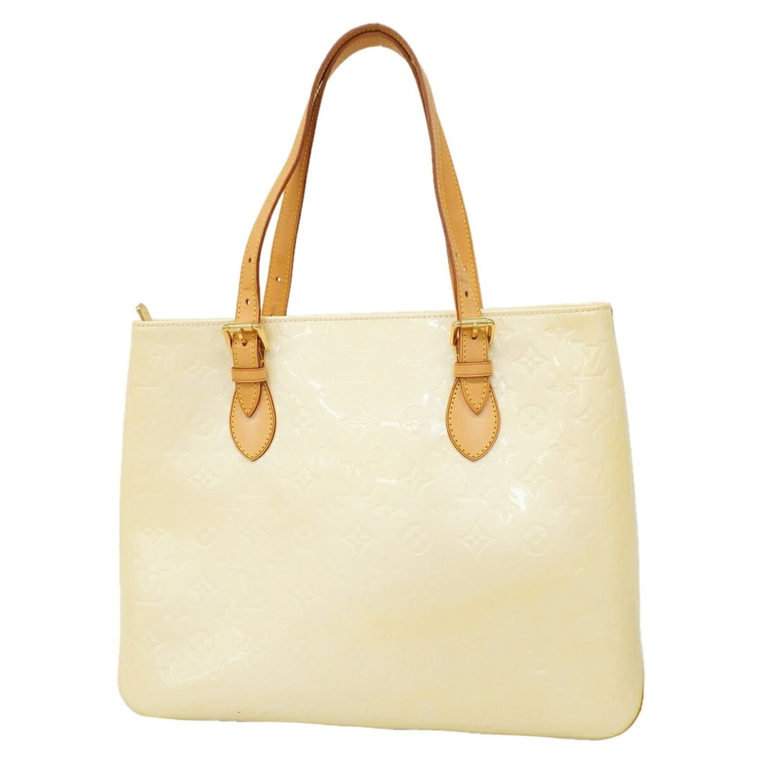 Louis Vuitton Vernis Brentwood Tote Bag M91512 Perle (Ladies)