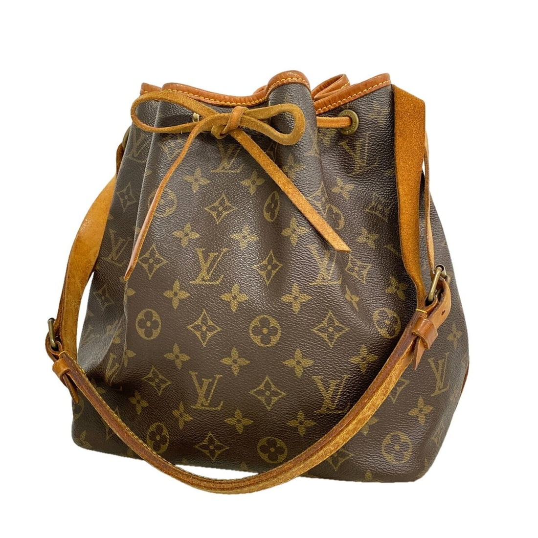 Louis Vuitton Monogram Petit Noé Shoulder Bag M42226 Brown Women's: --- Catalog ---Category: SizeSize (HxWxD): 27cm x 24cm x 18cm / 10.62'' x 9.44'' x 7.08''Category: DesignType: Shoulder bagColor: BrownGender: WomenCategory: GeneralMPN: M42226Brand: Louis Vuitton--- 