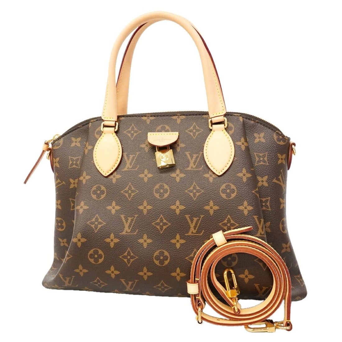Louis Vuitton Monogram Rivoli MM Handbag M44546 Brown 2-way bag for women