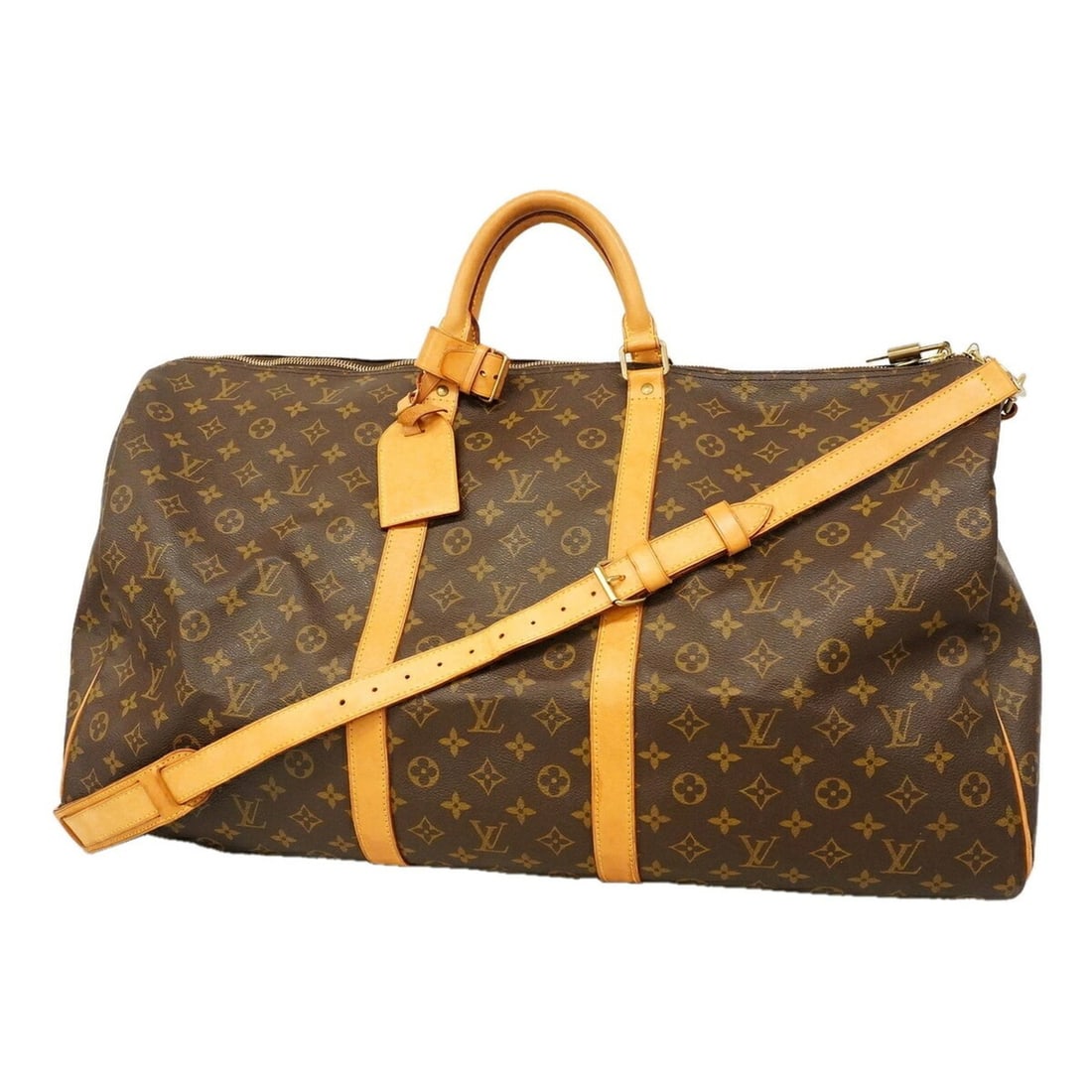 Louis Vuitton Bags - Boston Monogram Keepall Bandoulière 60 M41412 Brown Men's & Women's: --- Catalog ---Category: SizeSize (HxWxD): 34cm x 60cm x 27cm / 13.38'' x 23.62'' x 10.62''Category: DesignType: Boston bagColor: BrownGender: Men,WomenCategory: GeneralMPN: M41412Brand: Louis Vuitton