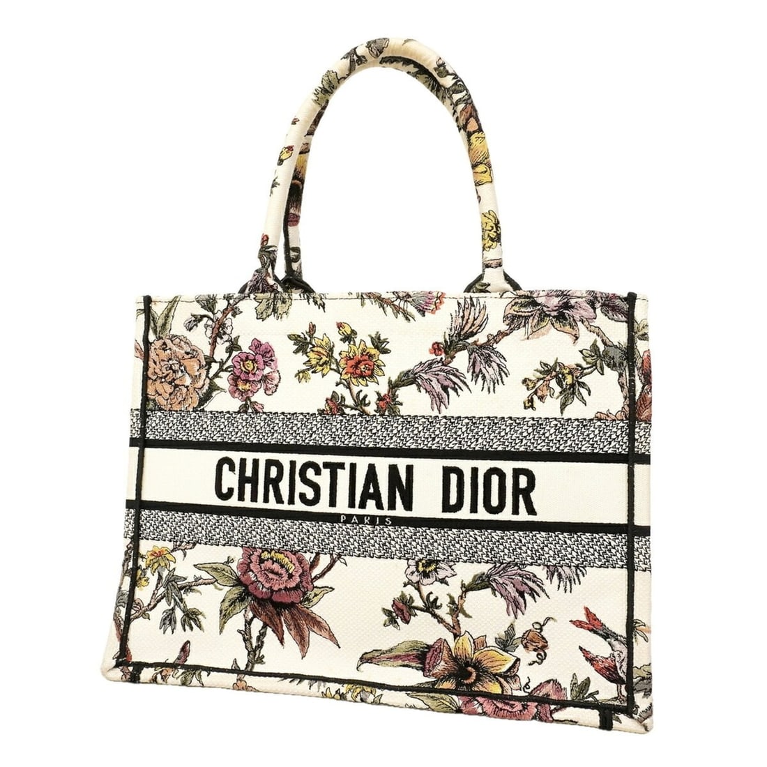 Christian Dior Book Tote Canvas Multicolor Women's Bag: --- Catalog ---Category: SizeSize (HxWxD): 27.5cm x 36cm x 17cm / 10.82'' x 14.17'' x 6.69''Category: DesignType: Tote bagColor: Multi-colorGender: WomenMaterial: Canvas Category: GeneralBrand: Christ