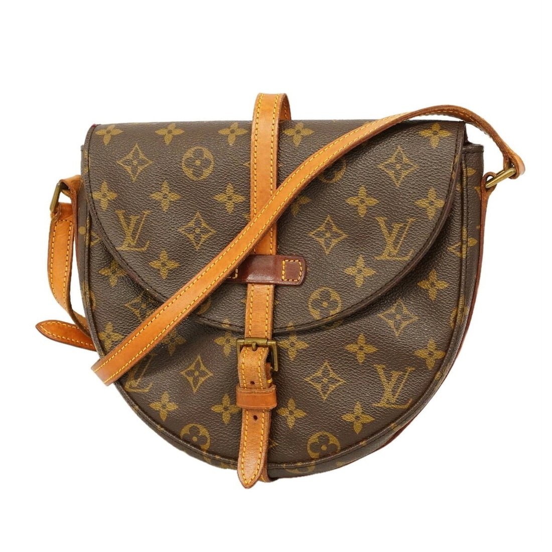 Louis Vuitton Monogram Chantilly MM Shoulder Bag M51233 Brown Women's