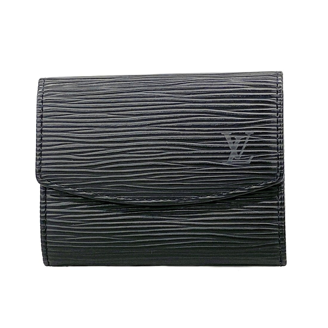 Louis Vuitton Epi Portemonnaie Simple Wallet/Coin Case M63412 Noir (Men's/Women's)
