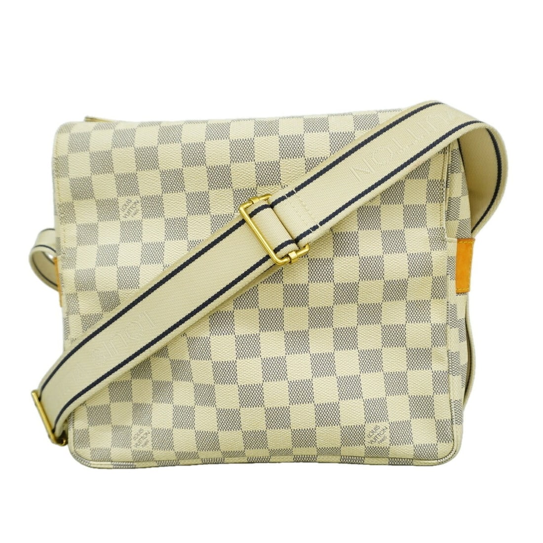 Louis Vuitton Damier Azur Naviglio Shoulder Bag N51189 White Women's: --- Catalog ---Category: SizeSize (HxWxD): 25cm x 27cm x 14.5cm / 9.84'' x 10.62'' x 5.7''Category: DesignType: Shoulder bagColor: WhiteGender: WomenCategory: GeneralMPN: N51189Brand: Louis Vuitton---